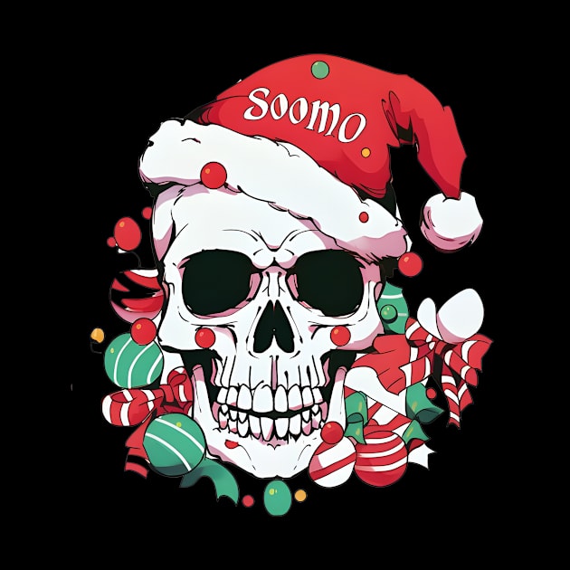 Christmas Celebration with a Skull Twist by ragil_studio