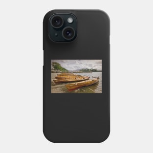 Boats On The Shore At Derwentwater Phone Case