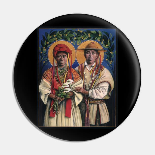 Guatemalan Marriage of Joseph & Mary Pin by JBG ICON