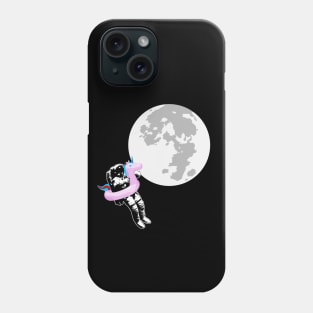 Funny Astronaut Water on the Moon Phone Case