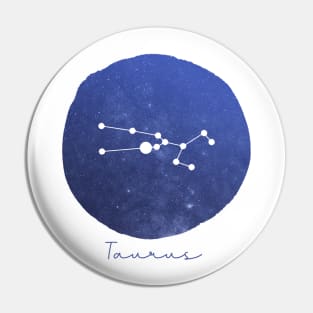 Taurus Starry Sky Pin