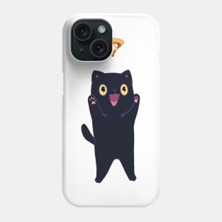 pizza cat illustration Phone Case