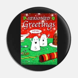 Seasoned Greetings Pin