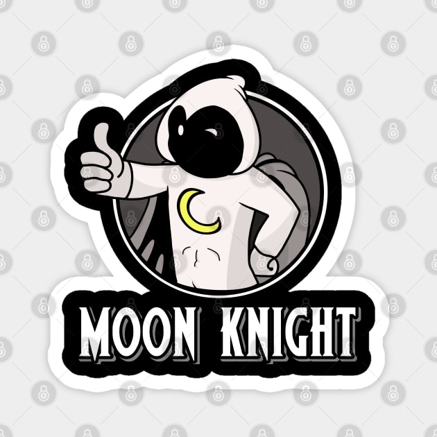 Moon Thumbs Up Magnet by Milasneeze