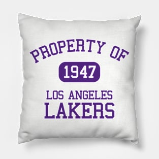 Property of Los Angeles Lakers Pillow