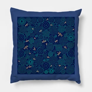 dragonflies in the rain Pillow