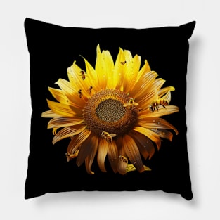 Bee Conservation Success Pillow