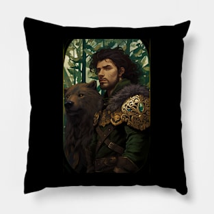 Beast Master Ranger. DnD. Baldurs gate 3. Pillow