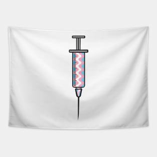 Trans Pride - Syringe - Shot Day Tapestry