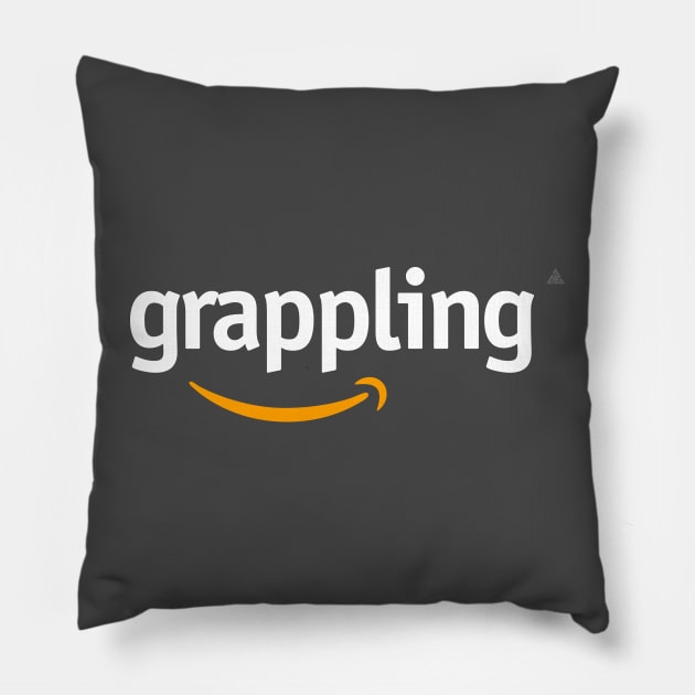 Grappling Happy Pillow by e3d