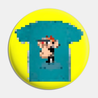 Pixel T-shirt Pin