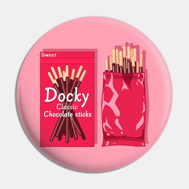 Japanese classic chocolate sticks Pin by AnGo