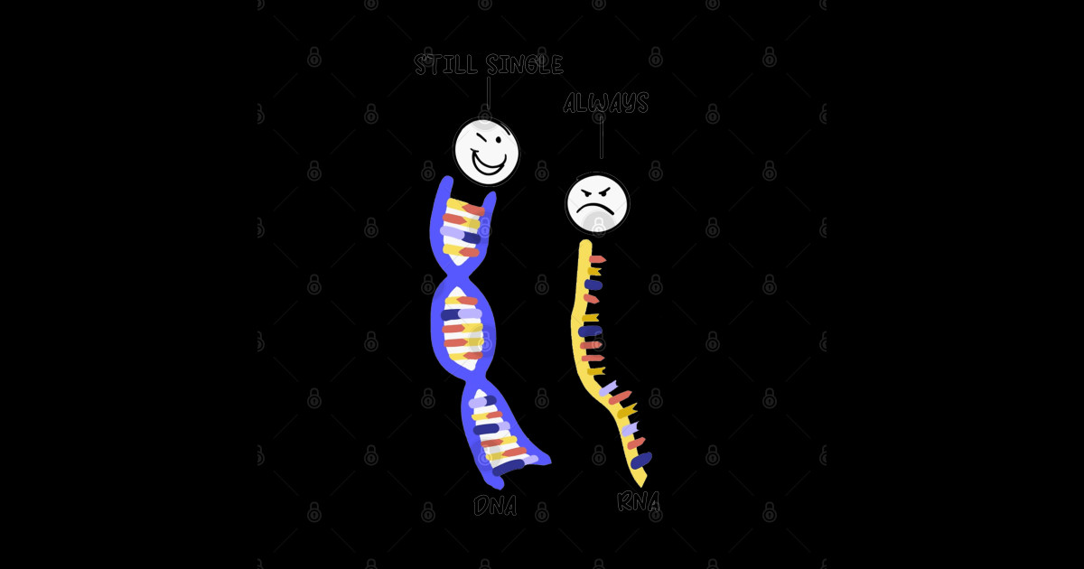 Genetics DNA And RNA Joke - Genetics Dna And Rna Joke - T-Shirt | TeePublic
