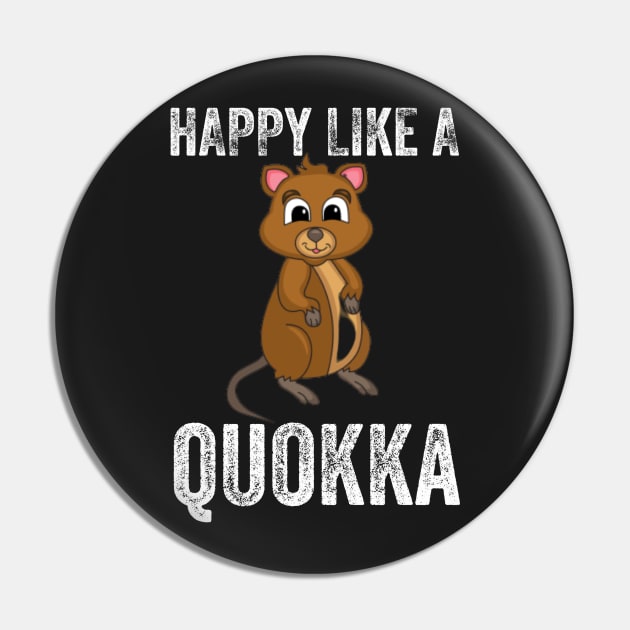 Happy like a quokka Pin by yellowpinko