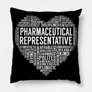 Pharmaceutical Representative Heart Pillow