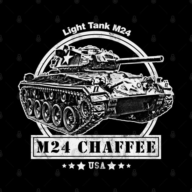 M24 Chaffee WW2 Tank by rycotokyo81