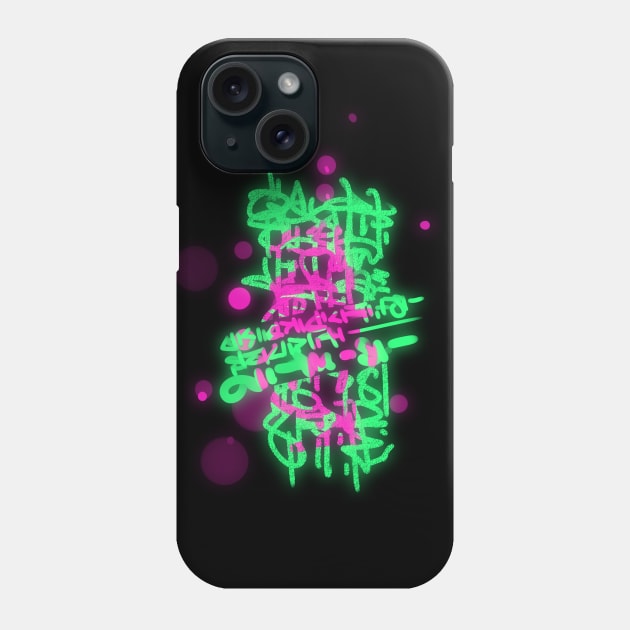 NEON GRAFFITI Phone Case by DenielHast