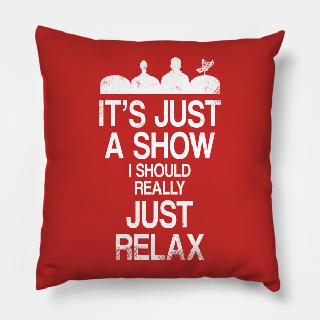 Just Relax Pillow by blairjcampbell