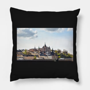 Old Town of Stockholm, Sweden Pillow