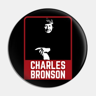 Charles bronson ~~~ 60s retro Pin