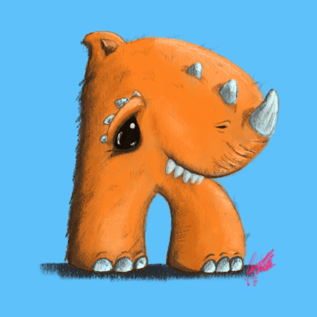 Alphabet MonsterLetter R Alphabet Monsters Pillow TeePublic