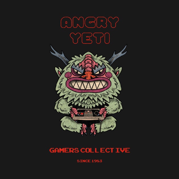 Angry Yeti Retro Gamers Collective by rudyfaber