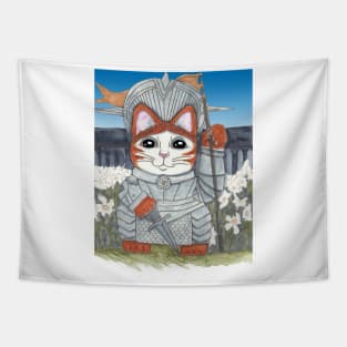 Joan of Arc cat Tapestry