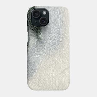 Abstract Art Gray Antique White Oil Painting Phone Case