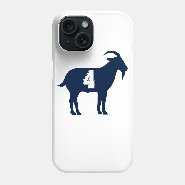 Dak Prescott Goat 4 Phone Case by TextTees