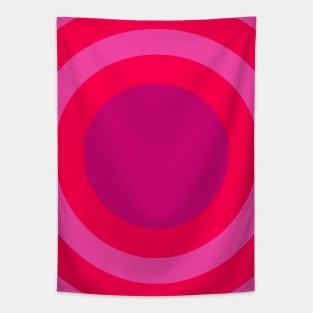 pink and red circles Tapestry