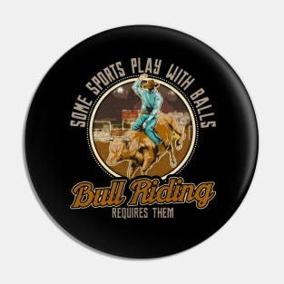 Retro Bull Riding Design Pins and Buttons for Sale | TeePublic