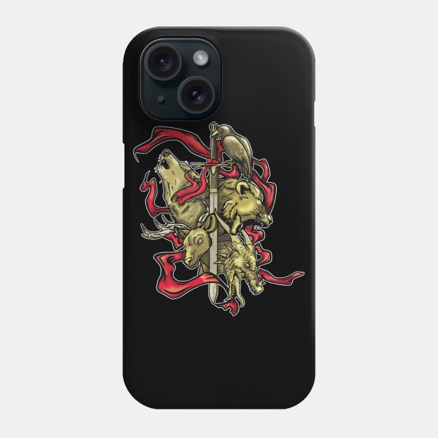 Heir To The Throne Gold Phone Case by Beanzomatic