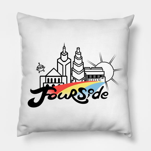 EB-Fourside Pride Pillow by AnnieMae