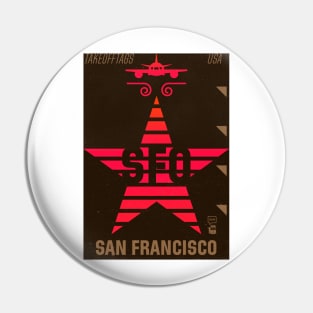 SFO airport Pin