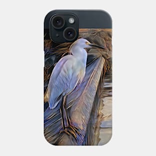 Great White Heron. Phone Case