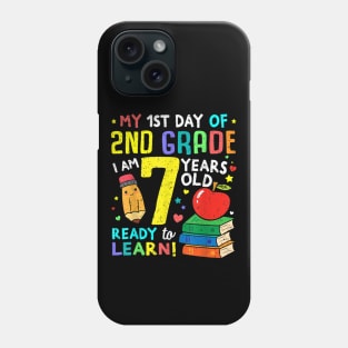 2nd Grade Back to First Day of School Shirt Boys Girl Gift Phone Case