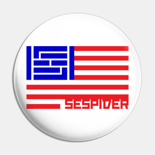 SEspider Flag [Color] Pin