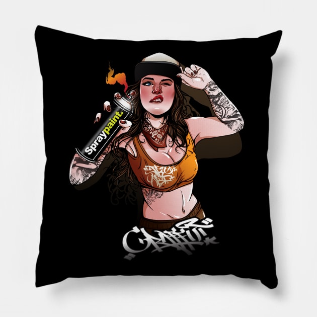 Grafitti Pillow by TambuStore