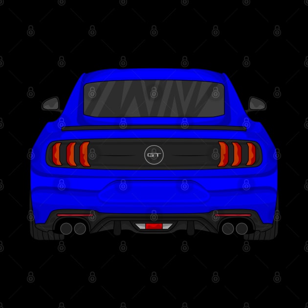 MUSTANG GT BLUE by VENZ0LIC