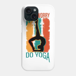 do yoga Phone Case