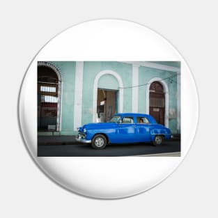 American car from the 50's in Havana, Cuba Pin