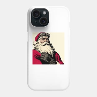 Santa Daddy, Leather Man Phone Case