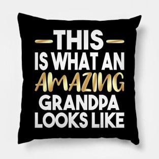 This Is What An Amazing Grandpa Looks Like Pillow