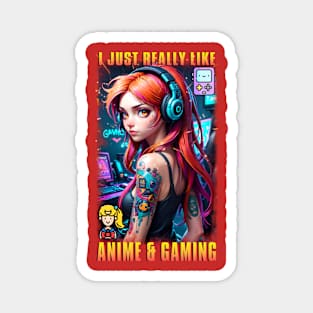 I just really like Anime & Gaming 03 Magnet