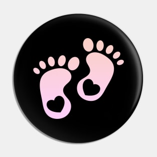 Little Baby Feet Birth cute Pregnancy Women Gifts Pin