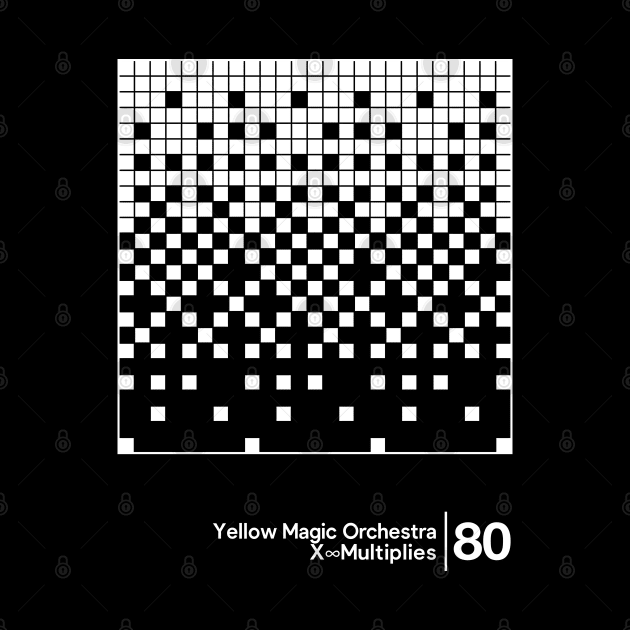 Yellow Magic Orchestra - X∞Multiplies / Minimal Style Graphic Artwork Design by saudade