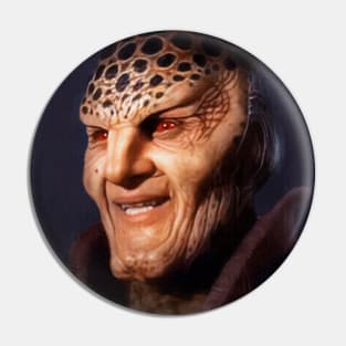 G'Kar Painted Portrait Version 2 Pin