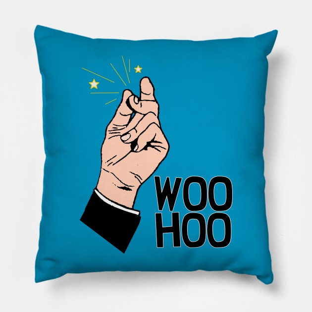 Snap Woohoo Pillow by Shrenk