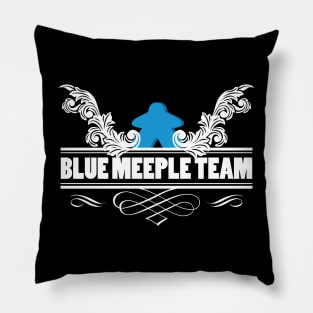 Blue Meeple Team Pillow