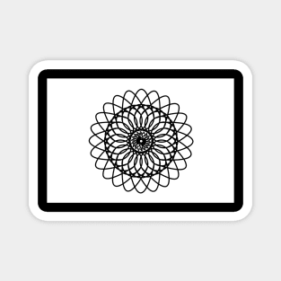 coloring mandala Magnet